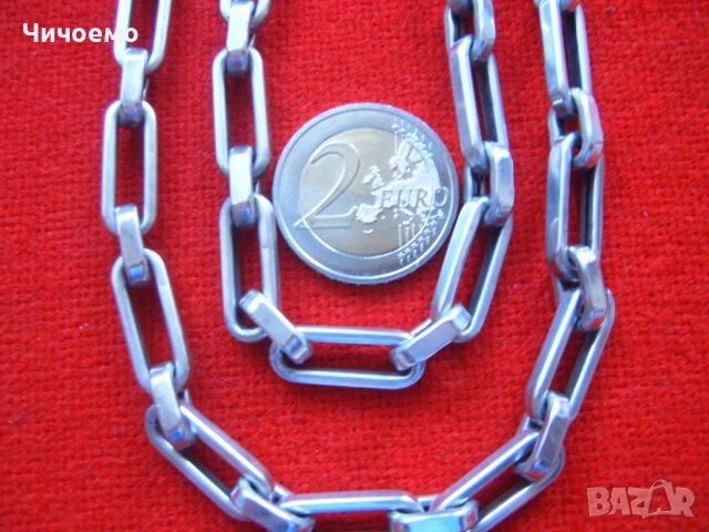 Сребро 925 масивен мъжки ланец, снимка 2 - Колиета, медальони, синджири - 53256124