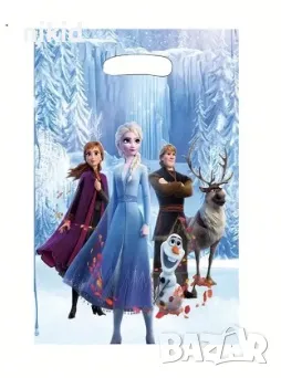 Замръзнало кралство frozen Елза Анна 10 бр торбички за сладки подарък рожден ден парти, снимка 2 - Други - 25933928