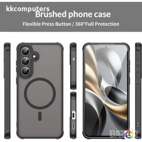 Samsung Galaxy S25 FE PC + TPU/ MagSafe Удароустойчив Калъф и Протектор, снимка 10 - Калъфи, кейсове - 51832353