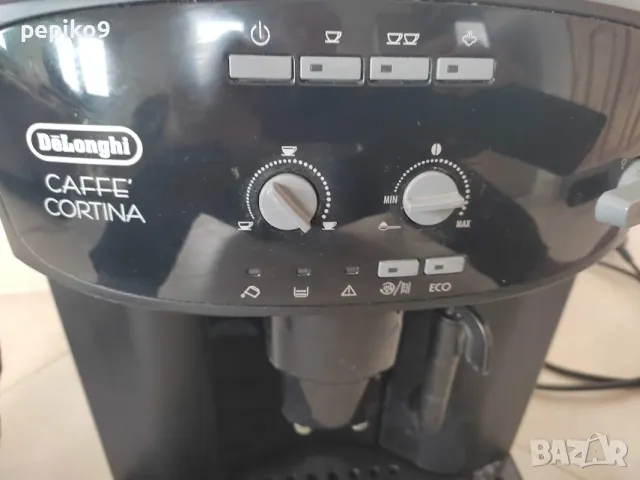 Продавам Употребявана кафемашина робот пълен автомат DELONGHI KAFE KORTINA BLACK, снимка 14 - Кафемашини - 49409268
