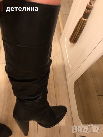 Дамски ботуши от естествена кожа, снимка 8 - Дамски ботуши - 35327042