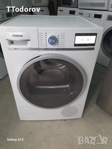 Сушилня Siemens iQ800 iSensoric Premium с термопомпа WT47Y701/15 , снимка 1
