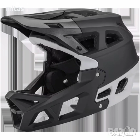 Кросова каска MARTAR, Full Face, Сертифицирана, Олекотена (690g), S/M, снимка 5 - Аксесоари за велосипеди - 53110321