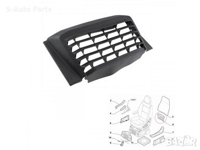 Въздуховод (въздухопровод) за Fiat Ducato 2006+, снимка 6 - Части - 52933686