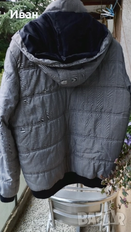 Мъжко зимно яке с качулка,размер XL, снимка 3 - Якета - 52146820