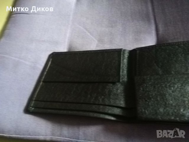 Портфейл тъмно кафяв от соца нов 130х100мм, снимка 5 - Портфейли, портмонета - 32981053