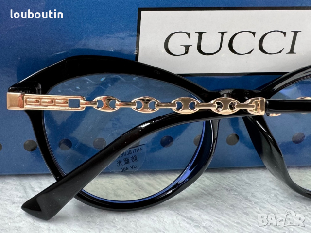 Gucci диоптрични рамки.прозрачни слънчеви,очила за компютър, снимка 11 - Слънчеви и диоптрични очила - 44866481