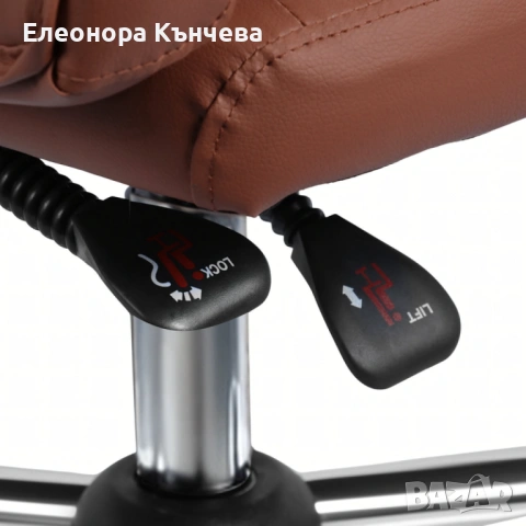  Въртящ се офис стол, снимка 4 - Столове за офис - 53145040