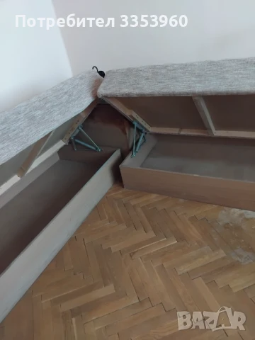 ъглови легла (без раклата), снимка 2 - Спални и легла - 48571290