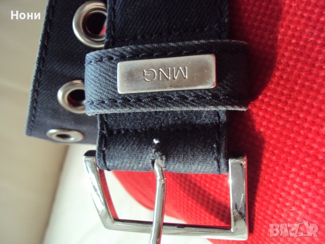 Дамски текстилен колан на Манго, снимка 2 - Колани - 38319541