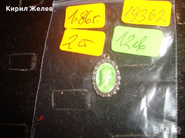 СРЕБЪРНА ЕМАЙЛИРАНА ИКОНА ИКОНКА - МЕДАЛЬОН 19362, снимка 5 - Колиета, медальони, синджири - 32318097