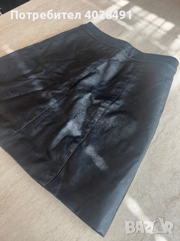 Кожена пола H&M, снимка 5 - Поли - 52105241