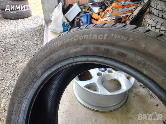 4бр.зимни гуми CONTINENTAL 205 55 17 DOT20 цена за брой, снимка 6 - Гуми и джанти - 51371970