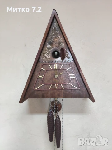 Стар часовник  кукувица, снимка 6 - Антикварни и старинни предмети - 50481065