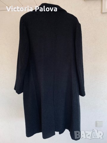 Прекрасно черно палто,80% вълна, снимка 3 - Палта, манта - 38455226