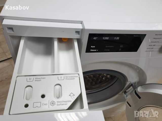 Miele 1600rpm Wi-Fi TwinDos Подсветка Пералня Миеле 12м Гаранция, снимка 6 - Перални - 51991437