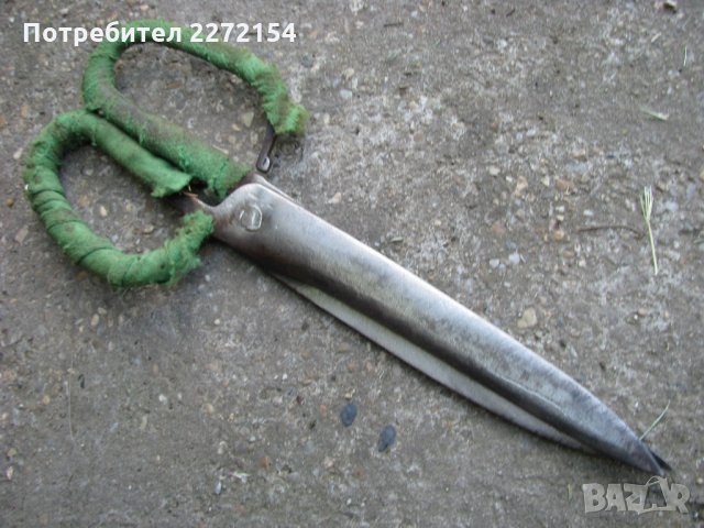 Стара кована абаджийска ножица, снимка 2 - Антикварни и старинни предмети - 29048758