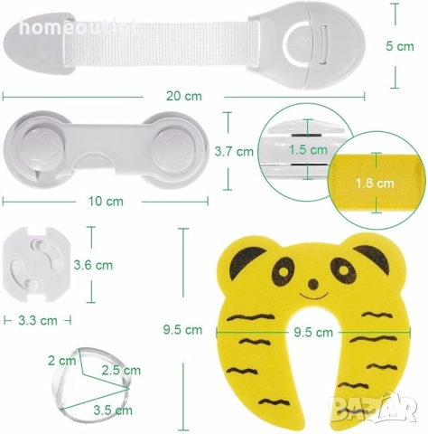 ПРОМОЦИЯ Предпазен комплект за деца с разнообразни протектори (36 части) ROVTOP BABY SAFETY KIT , снимка 4 - Други - 52707283