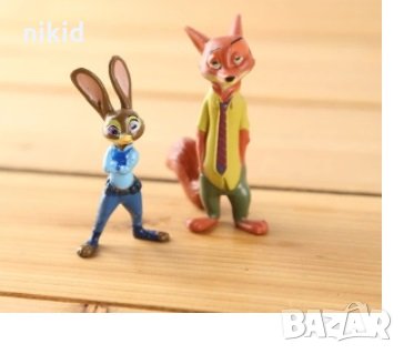12 бр Зоотопия Зоотрополис Zootropolis Zootopia PVC пластмасови играчки фигурки за игра украса торта, снимка 5 - Фигурки - 24796678