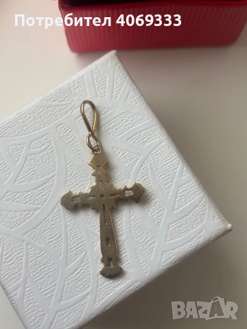 Красив златен кръст 1.52гр 14к, снимка 5 - Колиета, медальони, синджири - 51735331