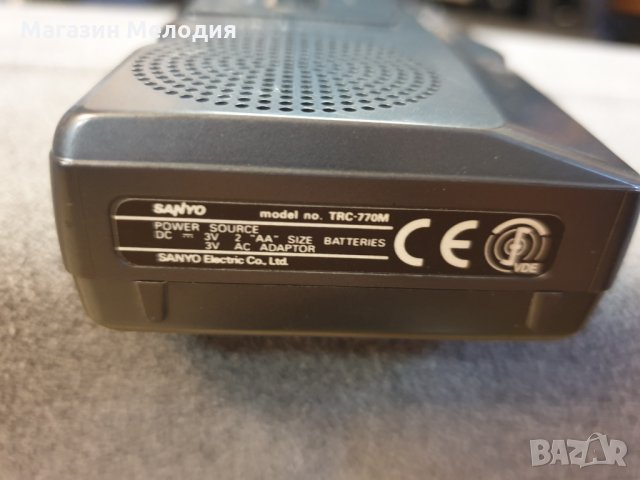 Диктофон Sanyo TRC-770M В отлично техническо и визуално състояние., снимка 5 - Други - 32860028