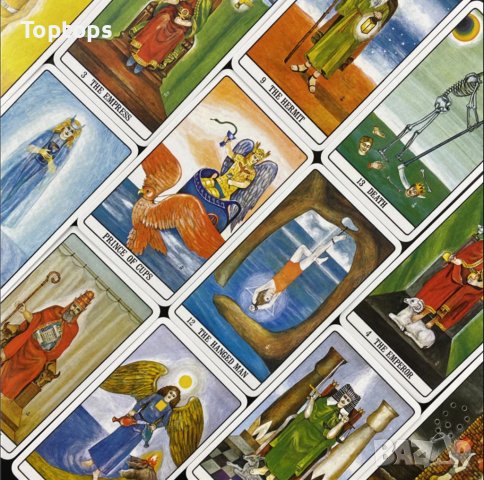 Уникални таро карти: Osho Zen Tarot & Thoth Tarot & Golden Dawn Tarot, снимка 13 - Карти за игра - 34166777