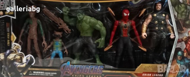 Комплект с фигурки на Отмъстителите , Marvel Avengers