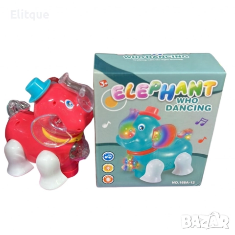 Интерактивен слон с музика и светлини, снимка 2 - Други - 52778122