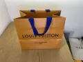 Бутикова подаръчна торба Louis Vuitton carrier shopping bag 22cm x18cm, снимка 4