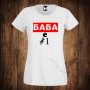 Дамска тениска с щампа БАБА Е НОМЕР ЕДНО 1, снимка 1