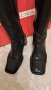 Черни дамски ботуши високи 38 номер естествена кожа, снимка 5