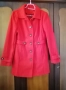 Червено дамско палто , снимка 1