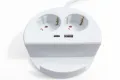 Technaxx, Настолно гнездо за мобилен телефон, 2 x 230V и 2 USB порта, снимка 4