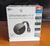 Google Chromecast Ultra Медиен плейър Гугъл Хромкаст Ултра, снимка 1