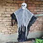 5199 Висяща Halloween украса Череп с дрехи, снимка 1