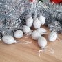 Коледни топки за елха с форма на яйце коледна украса за окачване, снимка 5