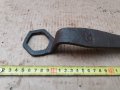 масивен кован ключ от файтон, каруца, двуколка , снимка 4
