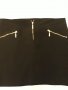 Къса пола TERRA NOVA черна с цип отпред централно и декоративни ципове отпред симетр на вертикалния, снимка 4