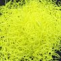 Силиконови ластици за плитки - Жълти 1000 броя пакет, снимка 1 - Аксесоари за коса - 37252514