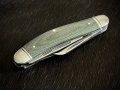 Колекционерски джобен сгъваем нож с три остриета RR Sowbelly Green Micarta Brushed. (RR1991), снимка 3