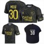 Екип MESSI 30 PSG Black and GOLD Черен Комплект Меси ПСЖ 5 до 15г, снимка 3