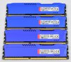 RAM памет Kingston FURY Blue 4x4GB DDR3 PC3-12800 1600 MHz, снимка 1 - RAM памет - 44047036