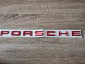 червен надпис Порше / Porsche, снимка 2