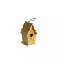 Дървена къщичка за птици, 22х10.6х13 СМ