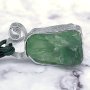 Колиета със суров зелен флуорит, снимка 10