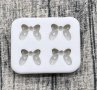 4 бр Панделка панделки малки пандели Мини Маус на точки силиконов молд форма фондан шоколад , снимка 2