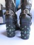 Високи кожени ботуши ръчна изработка Gianni Barbato, снимка 3