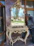 Италианска барокова конзола с огледало б22, снимка 6