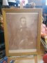 Голям стар портрет на Христо Ботев , снимка 1 - Други ценни предмети - 40827160