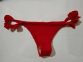Нов дамски червен бански долнище с волани S M размер, снимка 1